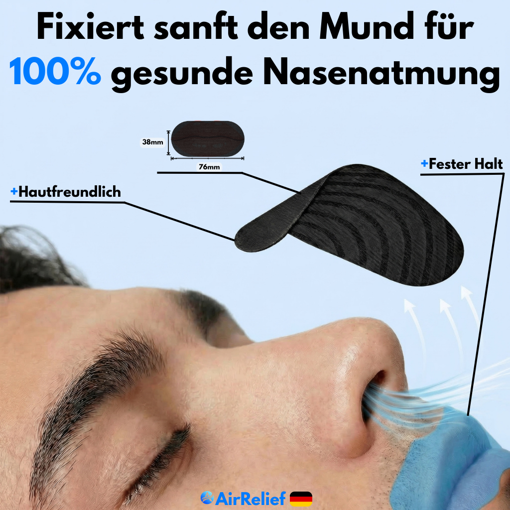 Mundpflaster für tiefen, ruhigen Schlaf