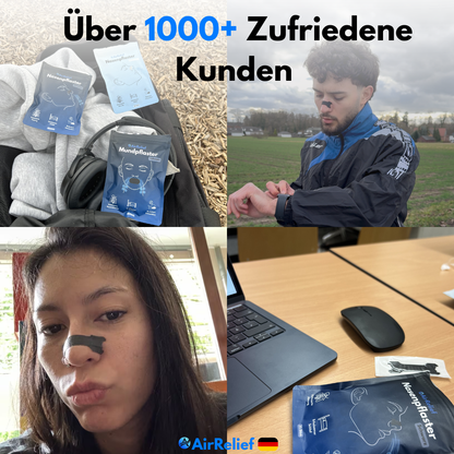 Nasenpflaster für mehr Sauerstoff