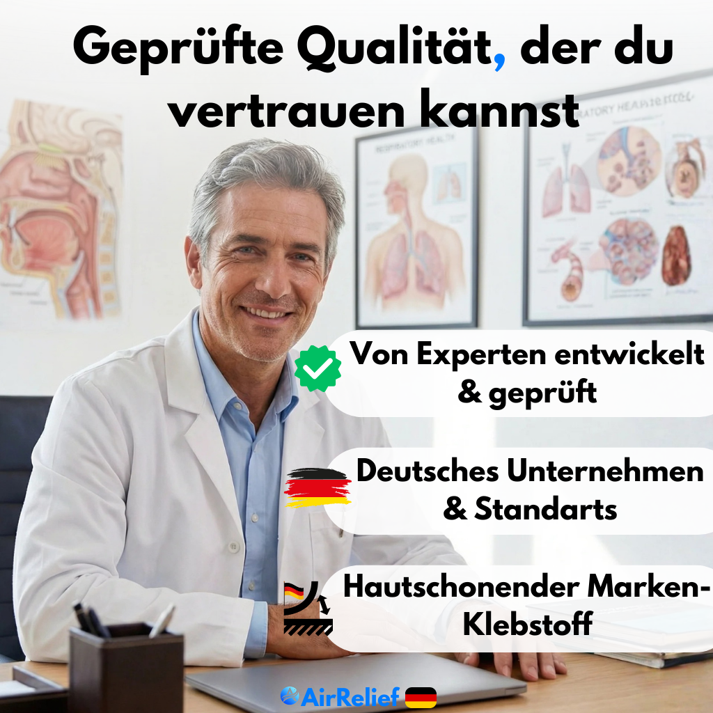 Nasenpflaster für unauffällige Atembefreiung