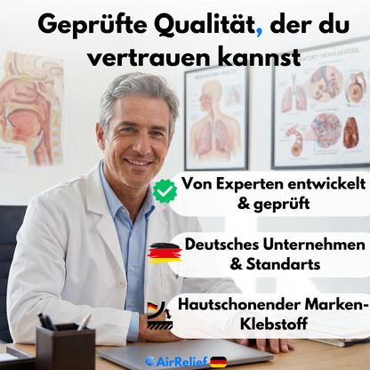 Nasenpflaster für unauffällige Atembefreiung