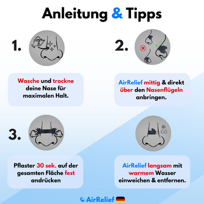 Nasenpflaster für unauffällige Atembefreiung