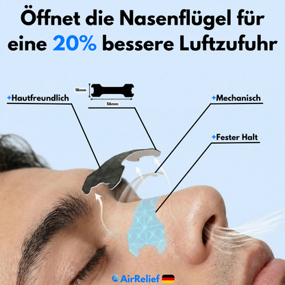 Nasenpflaster für mehr Sauerstoff